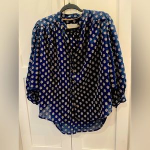By Anthropologie peasant blouse